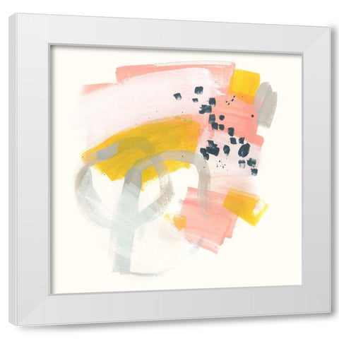 Vivacity II White Modern Wood Framed Art Print by Vess, June Erica