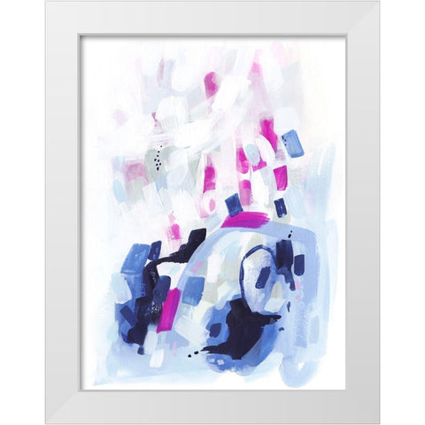 North Shore IV White Modern Wood Framed Art Print by Borges, Victoria