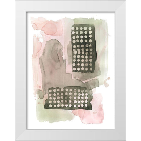 Watermelon Seeds I White Modern Wood Framed Art Print by Popp, Grace