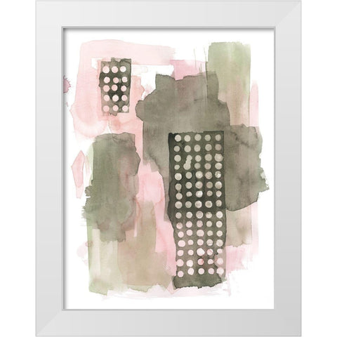 Watermelon Seeds II White Modern Wood Framed Art Print by Popp, Grace