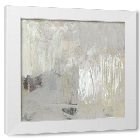 Neutral Composition II White Modern Wood Framed Art Print by Goldberger, Jennifer