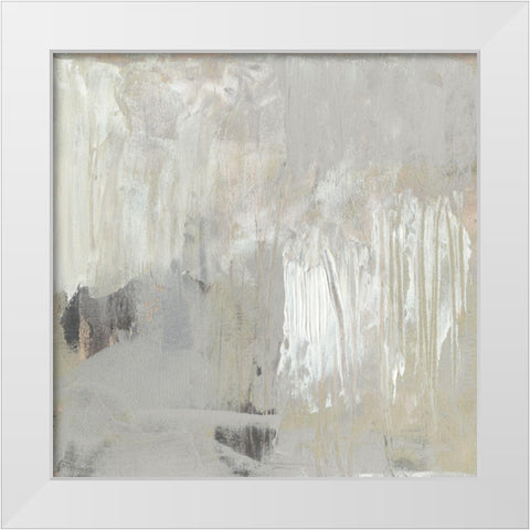 Neutral Composition II White Modern Wood Framed Art Print by Goldberger, Jennifer