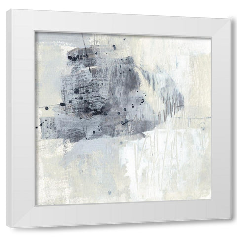 A Drop of Paynes I White Modern Wood Framed Art Print by Goldberger, Jennifer