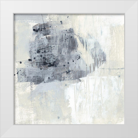 A Drop of Paynes I White Modern Wood Framed Art Print by Goldberger, Jennifer