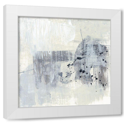 A Drop of Paynes II White Modern Wood Framed Art Print by Goldberger, Jennifer