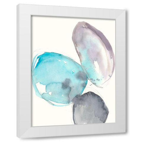 Orb Connection I White Modern Wood Framed Art Print by Goldberger, Jennifer