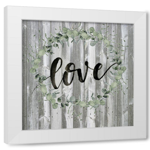 Farmhouse Inspiration I White Modern Wood Framed Art Print by Parker, Jennifer Paxton