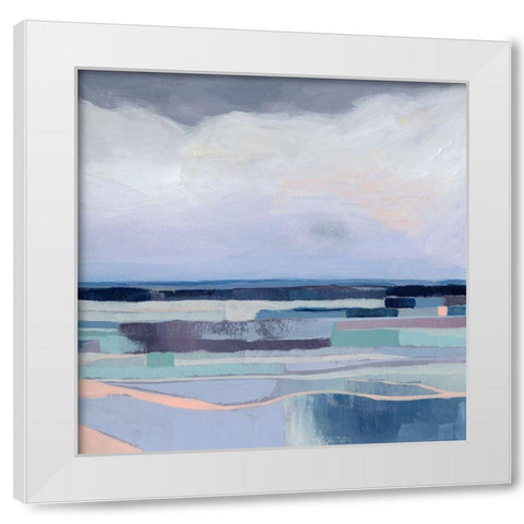 Lavender Gale I White Modern Wood Framed Art Print by Popp, Grace