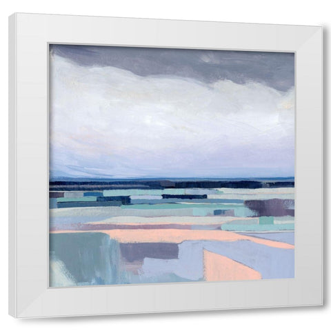 Lavender Gale II White Modern Wood Framed Art Print by Popp, Grace