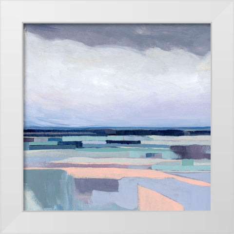 Lavender Gale II White Modern Wood Framed Art Print by Popp, Grace