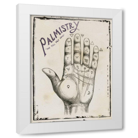 Mystic Fortune II White Modern Wood Framed Art Print by Parker, Jennifer Paxton