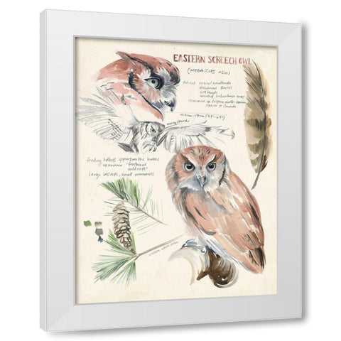 Wildlife Journals I White Modern Wood Framed Art Print by Parker, Jennifer Paxton