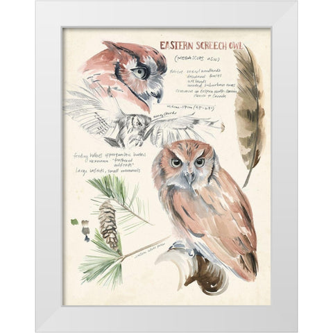 Wildlife Journals I White Modern Wood Framed Art Print by Parker, Jennifer Paxton