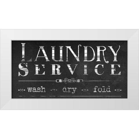 Vintage Farmhouse Sign II White Modern Wood Framed Art Print by Vess, June Erica