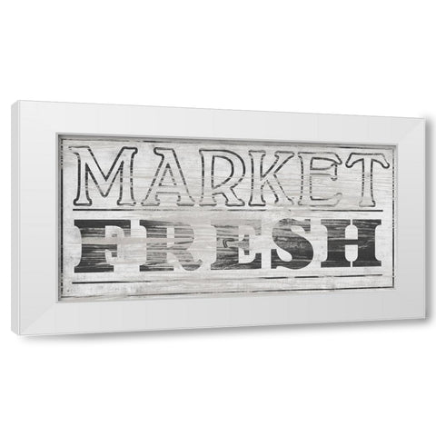 Vintage Farmhouse Sign III White Modern Wood Framed Art Print by Vess, June Erica