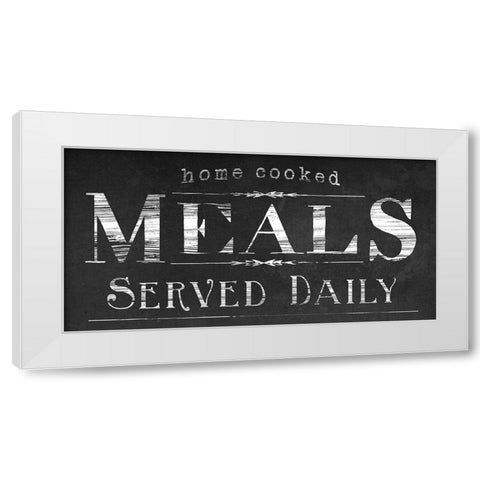 Vintage Farmhouse Sign IV White Modern Wood Framed Art Print by Vess, June Erica