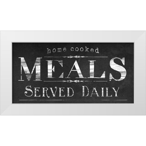 Vintage Farmhouse Sign IV White Modern Wood Framed Art Print by Vess, June Erica