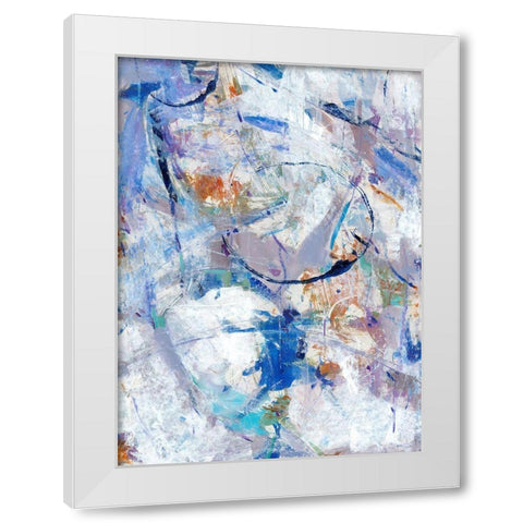 Bounce I White Modern Wood Framed Art Print by OToole, Tim