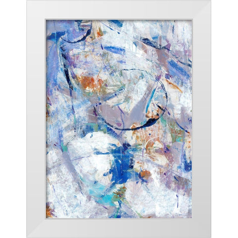 Bounce I White Modern Wood Framed Art Print by OToole, Tim