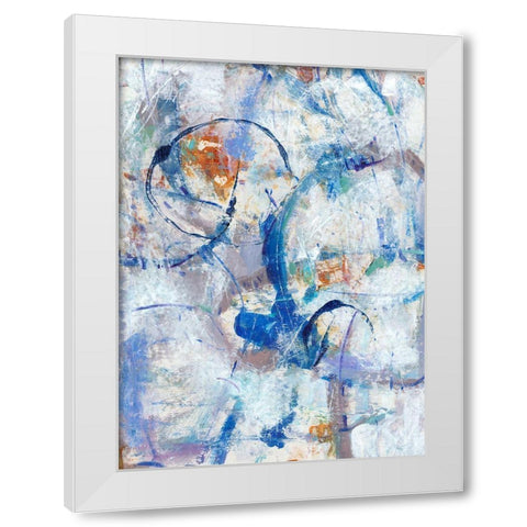 Bounce II White Modern Wood Framed Art Print by OToole, Tim