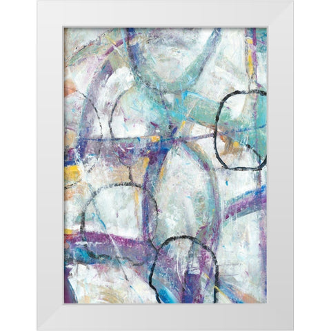 Escape I White Modern Wood Framed Art Print by OToole, Tim