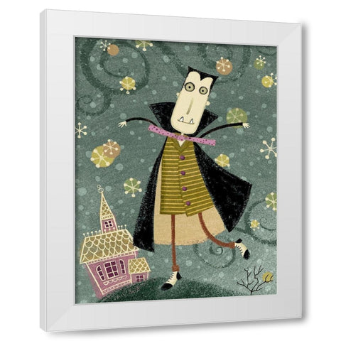 EEK III White Modern Wood Framed Art Print by Eisner, Viv