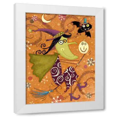EEK IV White Modern Wood Framed Art Print by Eisner, Viv