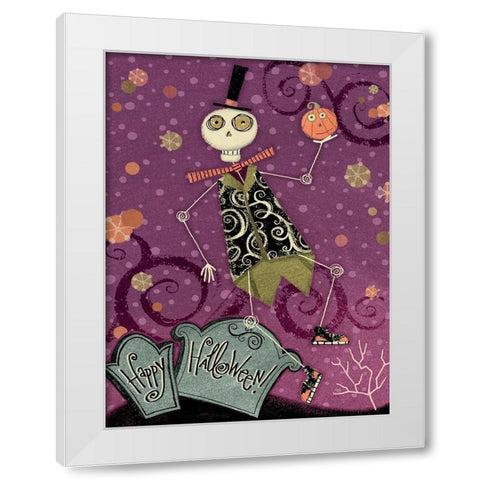 EEK V White Modern Wood Framed Art Print by Eisner, Viv