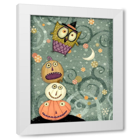 EEK VI White Modern Wood Framed Art Print by Eisner, Viv