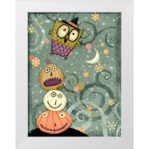 EEK VI White Modern Wood Framed Art Print by Eisner, Viv