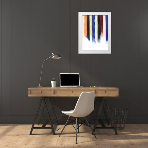Desert Layers IV White Modern Wood Framed Art Print by Popp, Grace