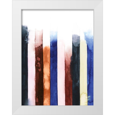 Desert Layers V White Modern Wood Framed Art Print by Popp, Grace