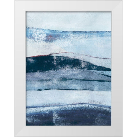 Opalite Pasture I White Modern Wood Framed Art Print by Popp, Grace