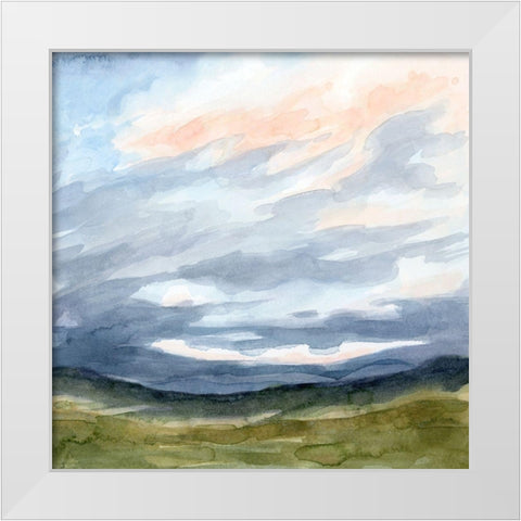 Windswept Horizon I White Modern Wood Framed Art Print by Popp, Grace