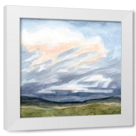 Windswept Horizon II White Modern Wood Framed Art Print by Popp, Grace