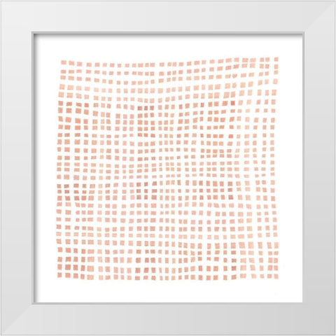 Woven II White Modern Wood Framed Art Print by Scarvey, Emma