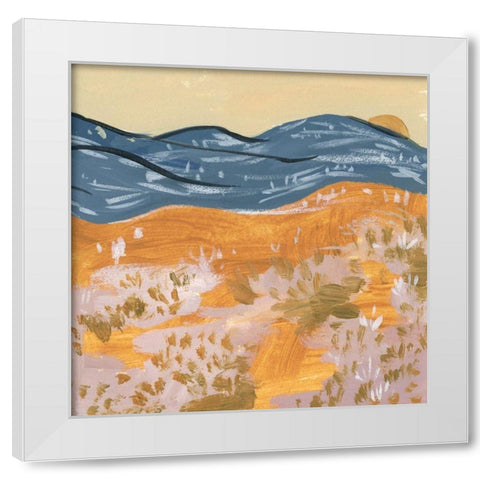 Wane I White Modern Wood Framed Art Print by Wang, Melissa