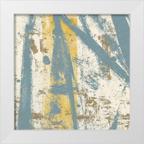 Path Ways IV White Modern Wood Framed Art Print by Saunders, Alonzo