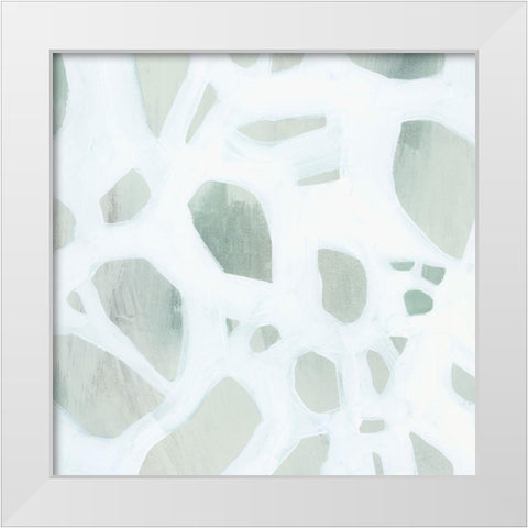 Rocks of the Sea I White Modern Wood Framed Art Print by Popp, Grace