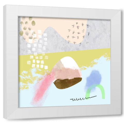 Autumn Hiking III White Modern Wood Framed Art Print by Wang, Melissa