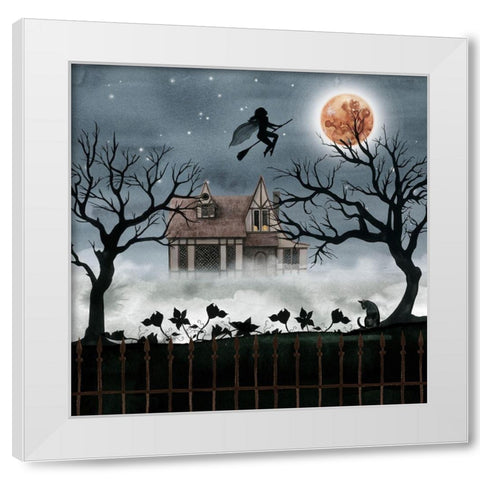 Harvest Moon II White Modern Wood Framed Art Print by Popp, Grace