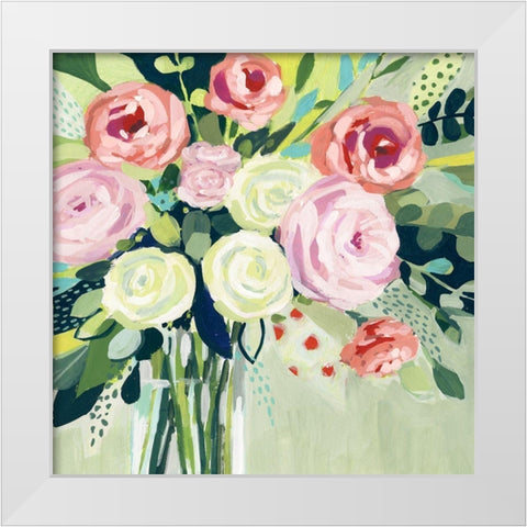 Let the Light In II White Modern Wood Framed Art Print by Borges, Victoria