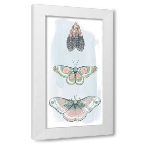 Jeweled Fairies I White Modern Wood Framed Art Print by Popp, Grace