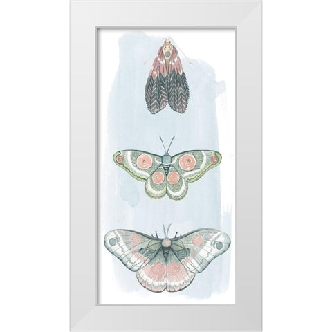 Jeweled Fairies I White Modern Wood Framed Art Print by Popp, Grace