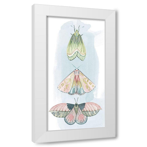 Jeweled Fairies II White Modern Wood Framed Art Print by Popp, Grace