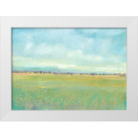 Soft Meadow Light I White Modern Wood Framed Art Print by OToole, Tim