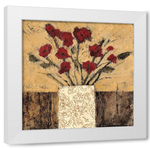 Instant Joy II White Modern Wood Framed Art Print by Bagnato, Judi