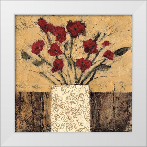Instant Joy II White Modern Wood Framed Art Print by Bagnato, Judi