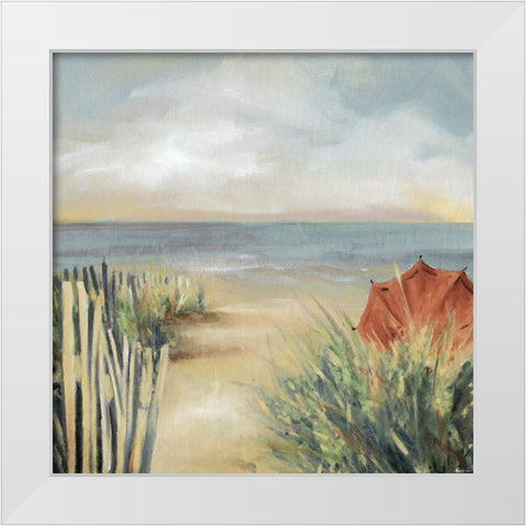 New Haven White Modern Wood Framed Art Print by Franklin, Elizabeth