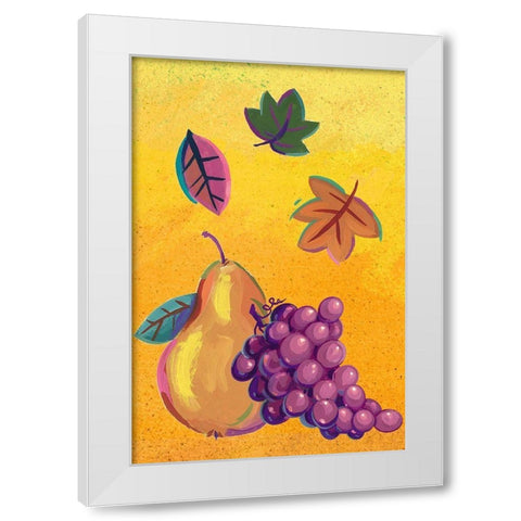 Graphic Cornucopia II White Modern Wood Framed Art Print by Eisner, Viv